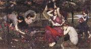 John William Waterhouse Flor and the Zephyrs oil painting picture wholesale
